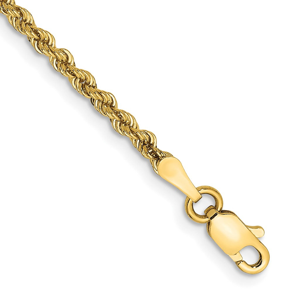 14K 2.25mm Regular Rope with Lobster Clasp Chain