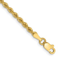14K 2.5mm Regular Rope with Lobster Clasp Chain