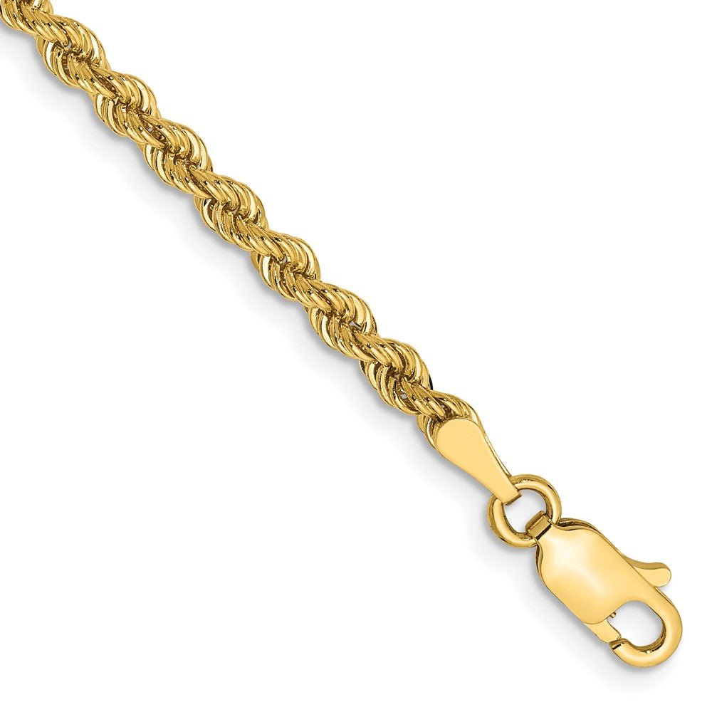 14K 2.75mm Regular Rope with Lobster Clasp Chain