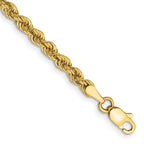 14K 3mm Regular Rope with Lobster Clasp Chain
