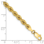 14K 4mm Regular Rope with Lobster Clasp Chain