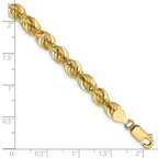 14K 6mm Regular Rope with Fancy Lobster Clasp Chain
