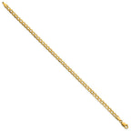 10k 4.3mm Semi-Solid Curb Link Chain