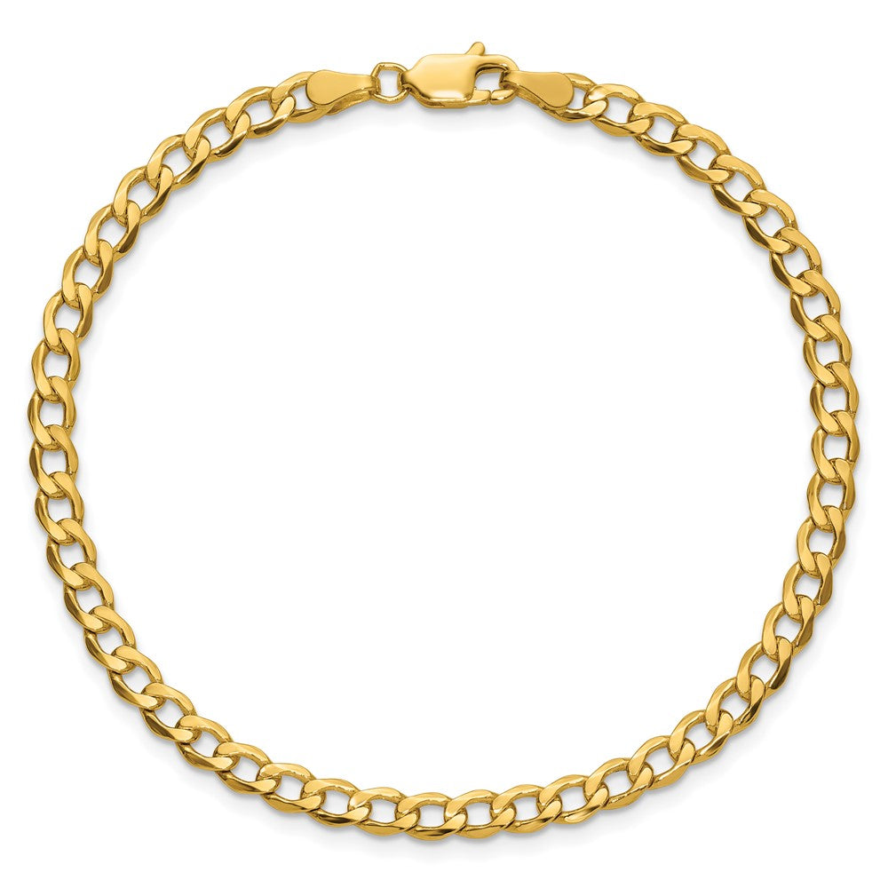 10k 4.3mm Semi-Solid Curb Link Chain
