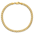 10k 4.3mm Semi-Solid Curb Link Chain