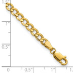 10k 4.3mm Semi-Solid Curb Link Chain