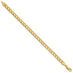 10k 6.5mm Semi-Solid Curb Link Chain