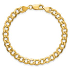 10k 6.5mm Semi-Solid Curb Link Chain