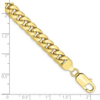 10k 7.3mm Semi-Solid Miami Cuban Chain