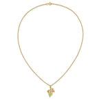 10k and 12k Tri-color Black Hills Gold Grapes and Leaves 14k Gold-filled Chain 18 inch Necklace