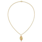 10k and 12k Tri-color Black Hills Gold Grapes and Leaves 14k Gold-filled Chain 18 inch Necklace