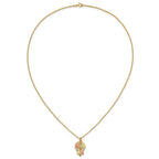 10k and 12k Tri-color Black Hills Gold Grapes and Leaves 14k Gold-filled Chain 18 inch Necklace