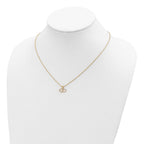 10k and 12k Tri-color Black Hills Gold Double Heart and Leaves 14k Gold-filled Chain 18 inch Necklace