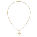 10k and 12k Black Hills Gold Crucifix 14k Gold-filled Chain 18 inch Necklace
