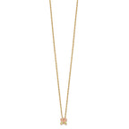 10k and 12k Tri-color Black Hills Gold Butterfly 14k Gold-filled Chain 18 inch Necklace