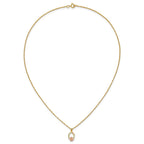 10k and 12k Tri-color Black Hills Gold Butterfly and Leaves on Oval 14k Gold-filled Chain 18 inch Necklace