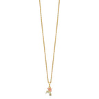 10k and 12k Tri-color Black Hills Gold Hummingbird 14k Gold-filled Chain 18 inch Necklace
