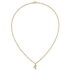 10k and 12k Tri-color Black Hills Gold Hummingbird 14k Gold-filled Chain 18 inch Necklace
