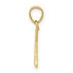 10k Baseball with Bats Charm