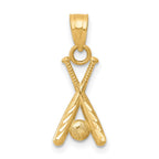 10k Baseball with Bats Charm