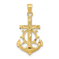10k Mariners Crucifix Pendant