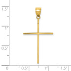 10k Large Cross Pendant