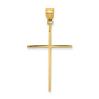 10k Large Cross Pendant