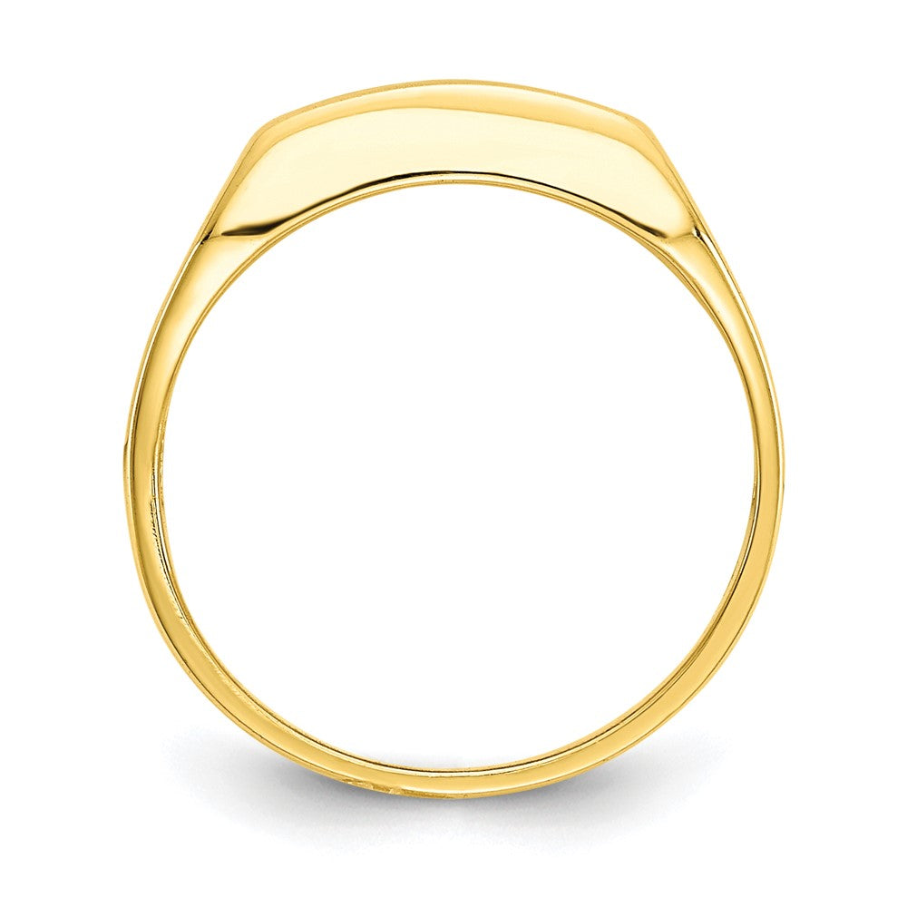 10k Polished 3-Stone CZ Baby / Childs Channel Ring
