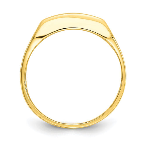 10k Polished 3-Stone CZ Baby / Childs Channel Ring