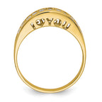 10k I LOVE YOU FOREVER CZ Ring