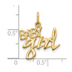 10k BABY GIRL Charm