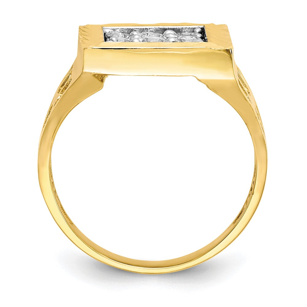 IB Goodman 10k Mens CZ Ring