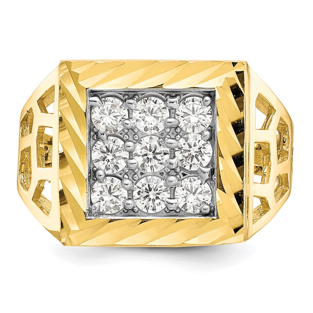 IB Goodman 10k Mens CZ Ring