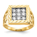 IB Goodman 10k Mens CZ Ring