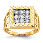 IB Goodman 10k Mens CZ Ring