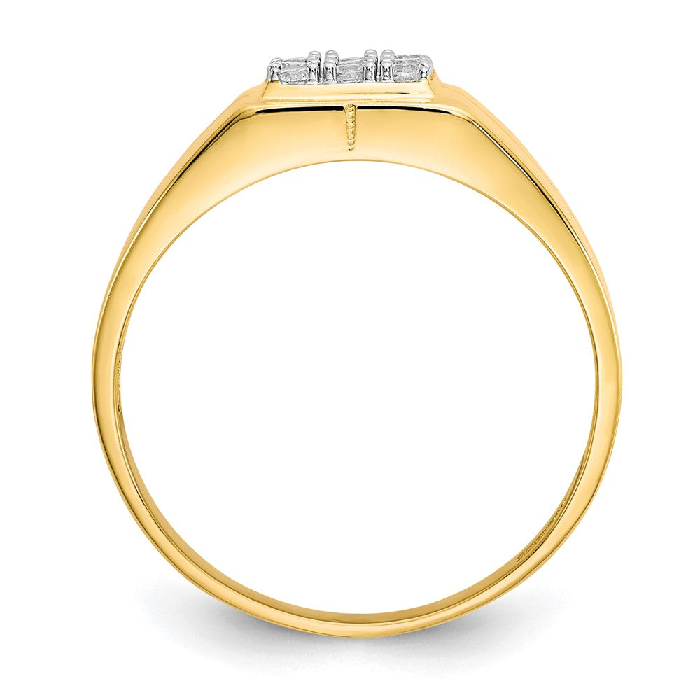 IB Goodman 10k Mens CZ Ring