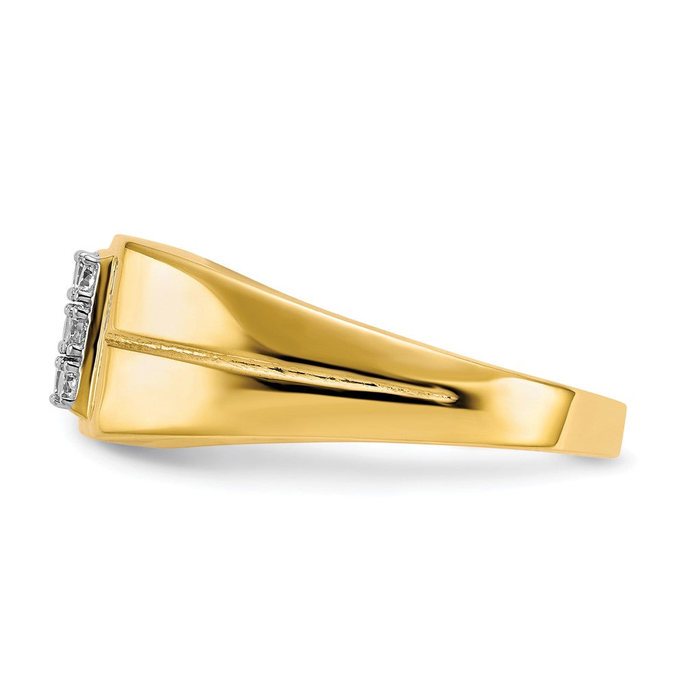 IB Goodman 10k Mens CZ Ring