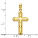 10k Passion Cross Pendant