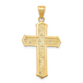 10k Passion Cross Pendant