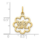 10k BABY GIRL Charm