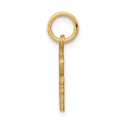 10K I Heart GOLF Charm