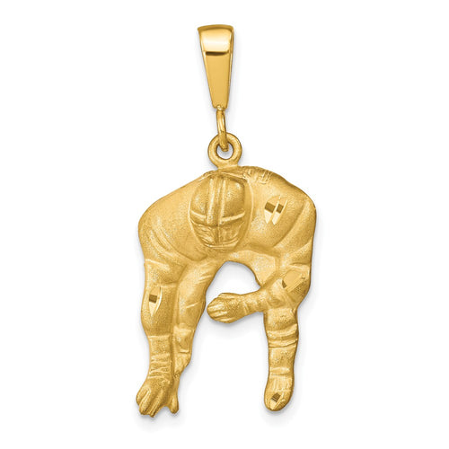 10K Football Player Charm