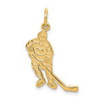 10K Hockey Player Charm