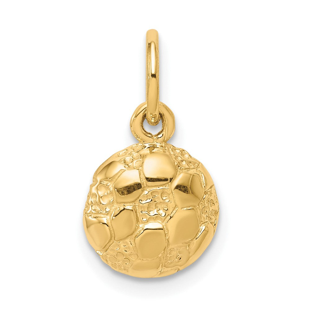 10K Soccer Ball Charm