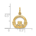 10k Claddagh Charm