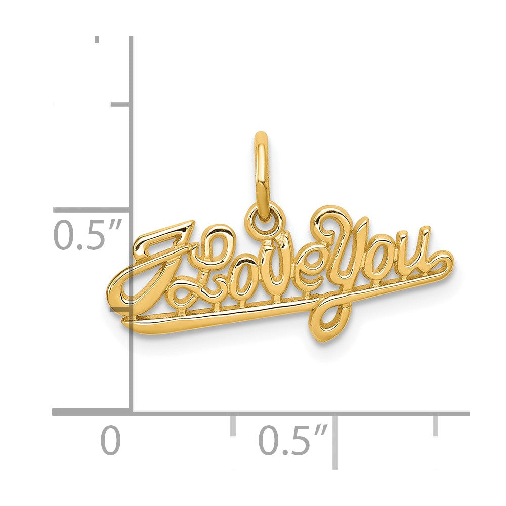 10K I LOVE YOU Script Charm
