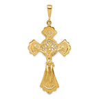 10K Crucifix Charm