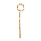 10K Iona Cross Charm