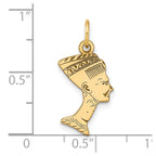 10K Nefertiti Pendant