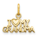 10K I Heart MY GRANDMA Charm